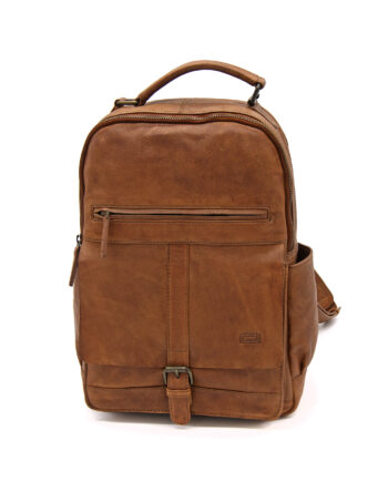 Mochila unisex de piel rustica