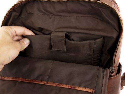 Mochila unisex de piel rustica - Imagen 6