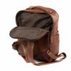 Mochila unisex de piel rustica - Imagen 5