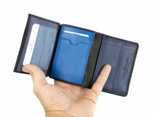 Portemonnaie aus kontrastierendem Leder – Bild 2
