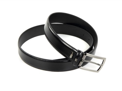 Cinturón de piel liso