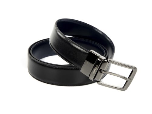 Cinturón reversible negro/marrón-negro/azul
