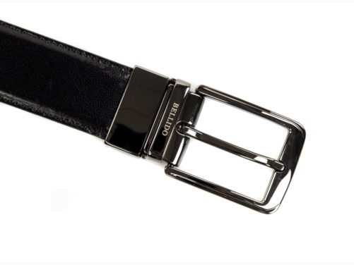 Cinturón reversible negro/marrón-negro/azul - Imagen 4