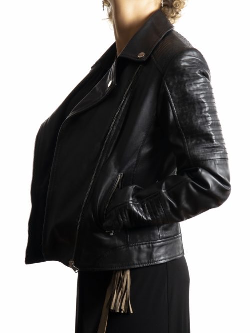 Leder-Bikerjacke NELLY – Bild 2