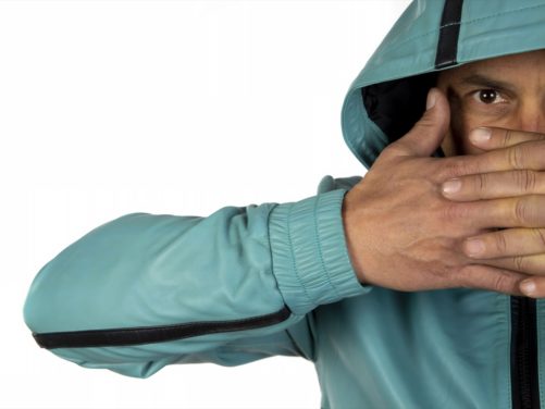 Zweifarbige Lederjacke KOM – Bild 3