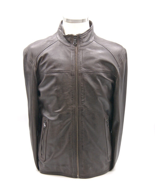 Chaqueta lisa de piel MARC - Imagen 7