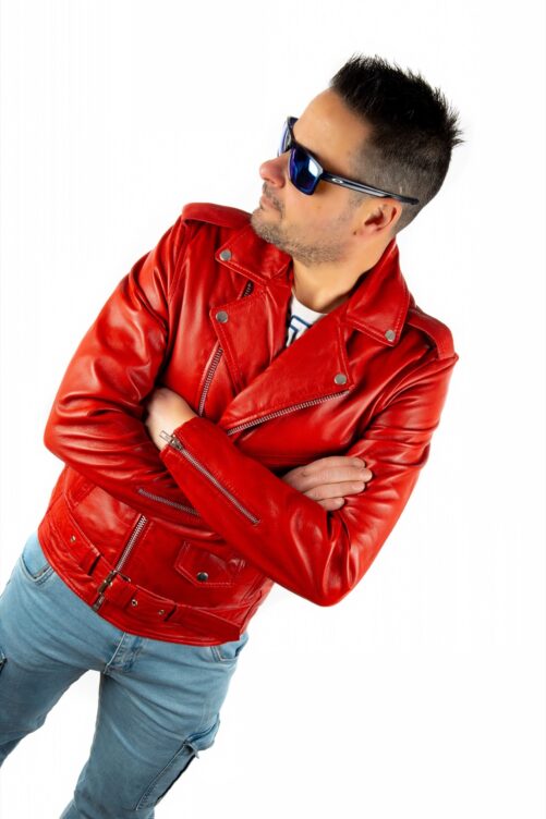 ROCKERA Zweireiher-Jacke aus Leder – Bild 13