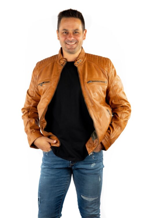 Taillierte Bikerjacke CHICAGO – Bild 5