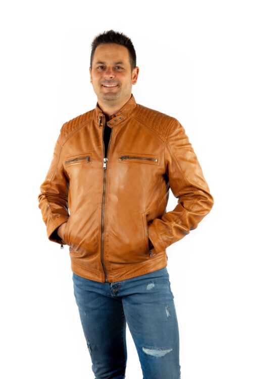 Taillierte Bikerjacke CHICAGO – Bild 6
