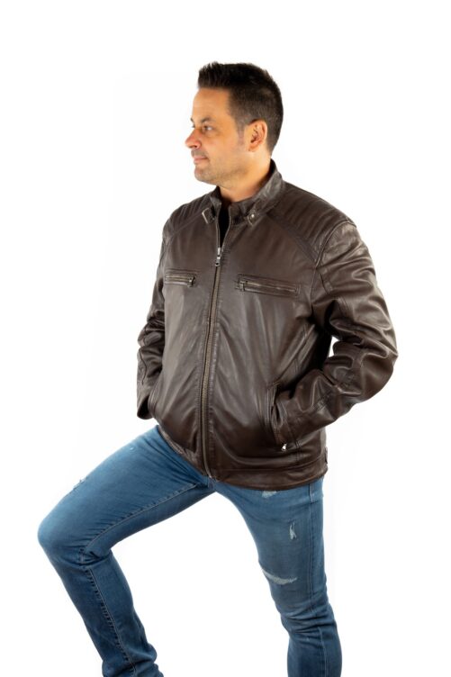 Taillierte Bikerjacke CHICAGO – Bild 10