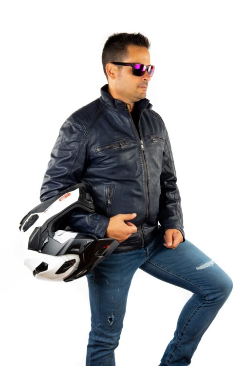 Taillierte Bikerjacke CHICAGO – Bild 12