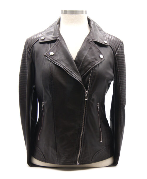 Leder-Bikerjacke NELLY – Bild 6