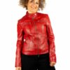 Leder-Bikerjacke BERRY – Bild 9