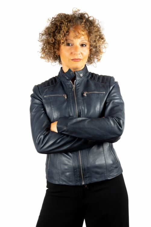 Leder-Bikerjacke BERRY – Bild 10