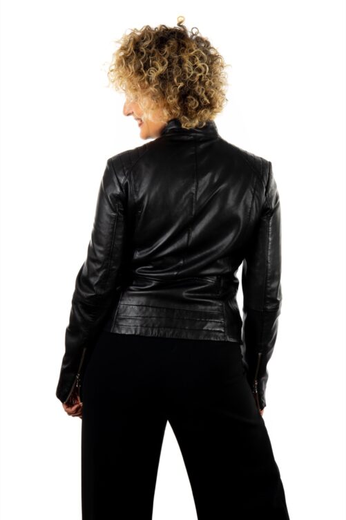 Leder-Bikerjacke BERRY – Bild 5