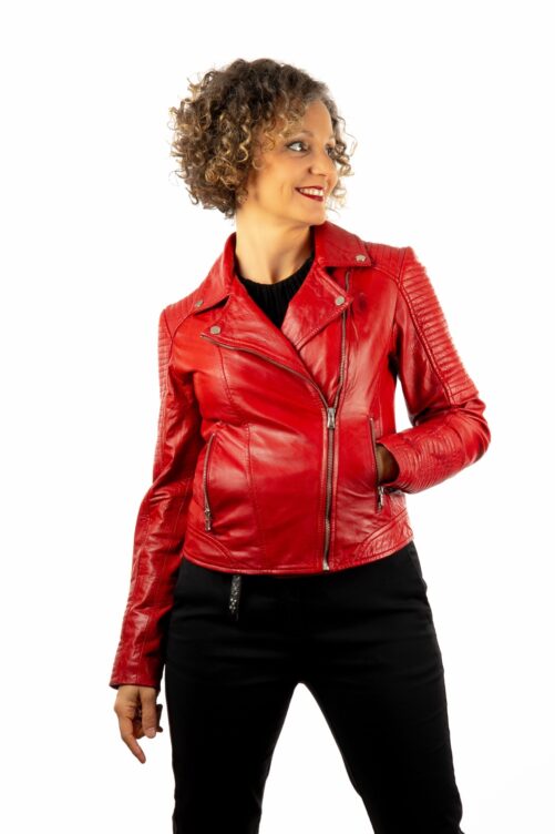 Leder-Bikerjacke NELLY – Bild 9