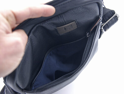 Bolso de piel para caballero - Imagen 4
