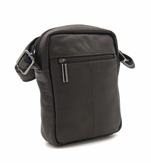 Bolso de piel con tira ajustable - Imagen 3
