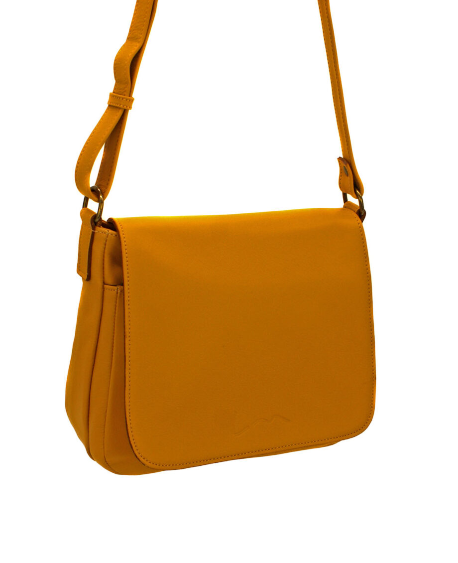 Bolso de piel tipo cartera
