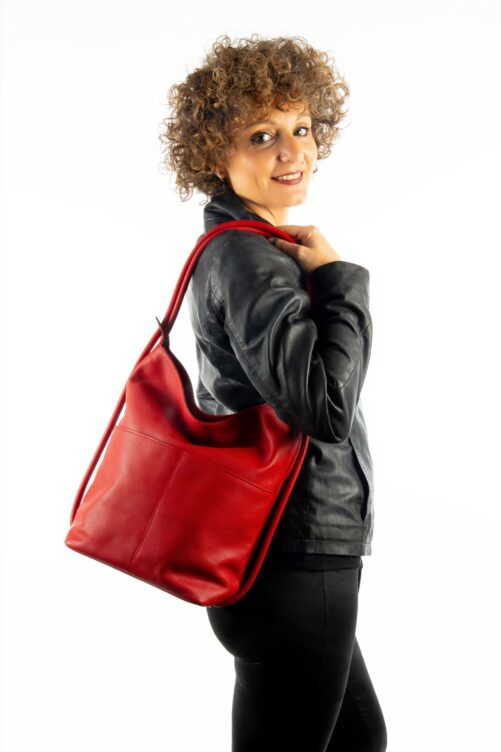 Bolso/mochila de piel