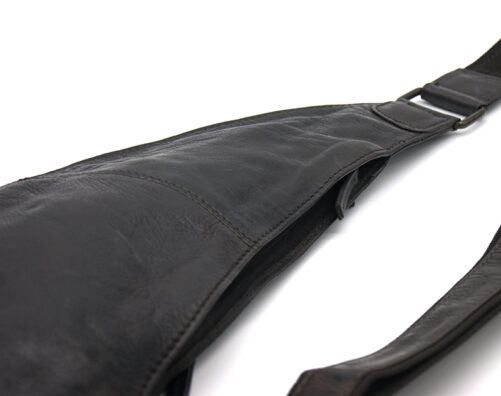 Mochila de piel con tira en bandolera - Imagen 3
