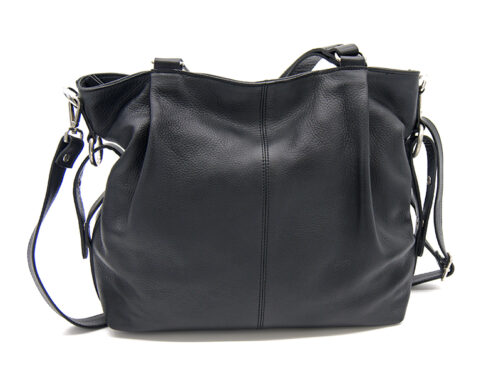 Bolso de piel con adornos laterales. - Imagen 4