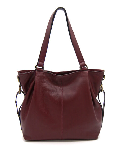 Bolso de piel con adornos laterales. - Imagen 5