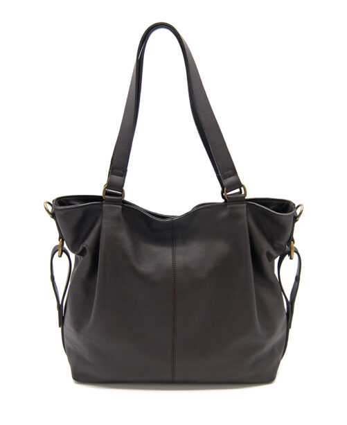 Bolso de piel con adornos laterales. - Imagen 3