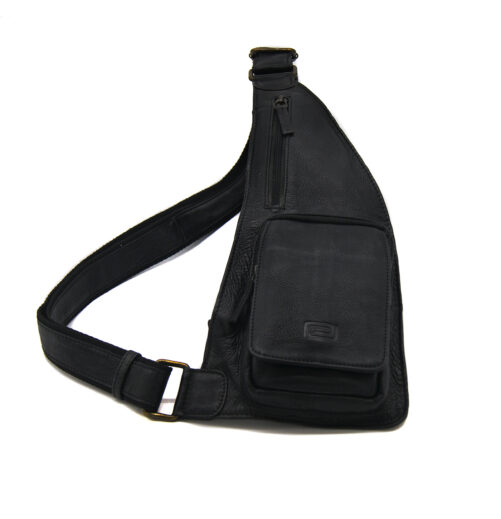 Mochila de piel con tira en bandolera - Imagen 4