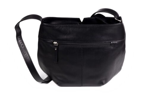 Bolso de piel con tira regulable. - Imagen 9