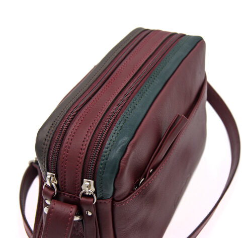 Bolso de piel multicolor - Imagen 7