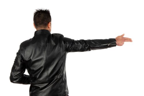 Einfache Lederjacke SODIO – Bild 5