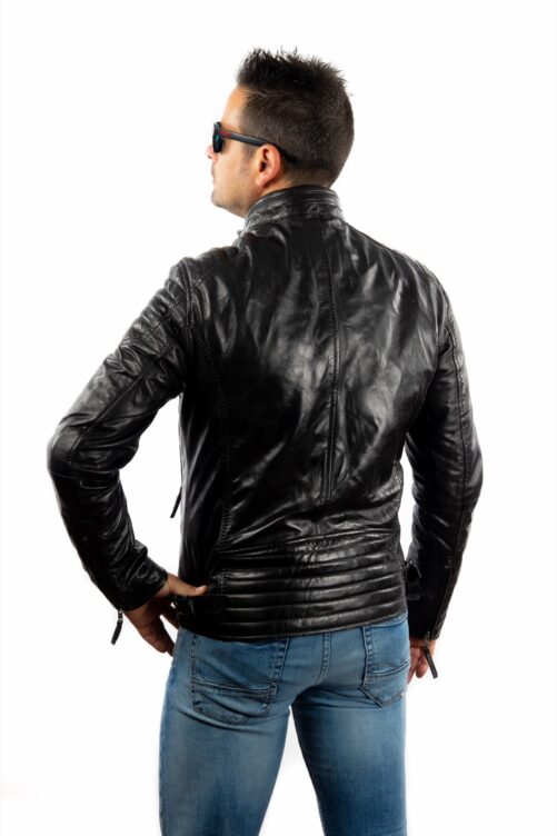 Leder-Bikerjacke COOPER – Bild 9