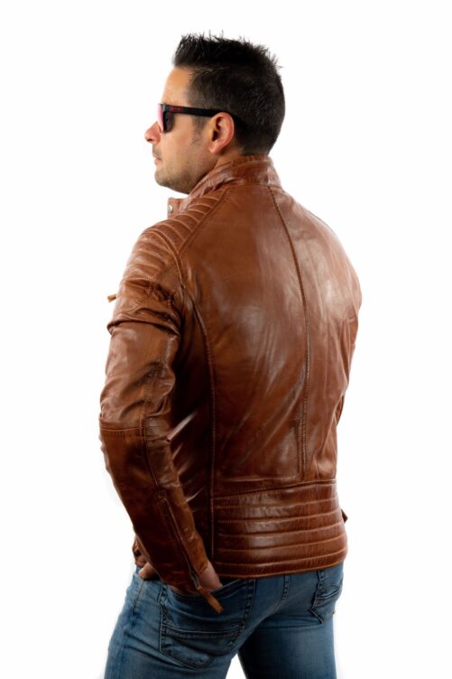 Leder-Bikerjacke COOPER – Bild 16