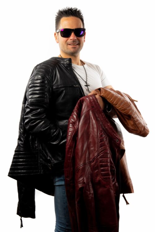 Leder-Bikerjacke COOPER – Bild 17