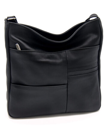 Bolso de piel tipo dado