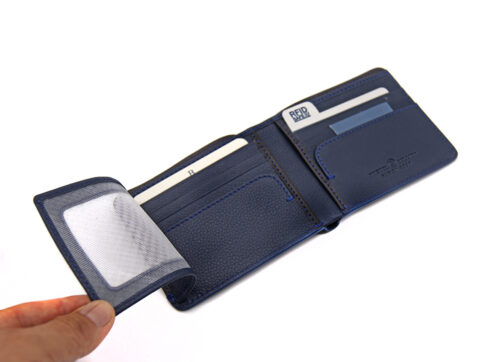 Cartera de piel combinada. - Imagen 3