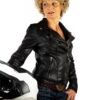 CLIPS Leder-Bikerjacke