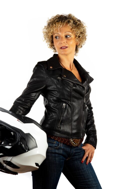 CLIPS Leder-Bikerjacke