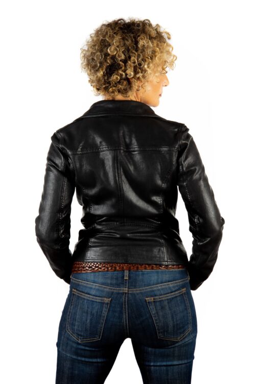 CLIPS Leder-Bikerjacke – Bild 9