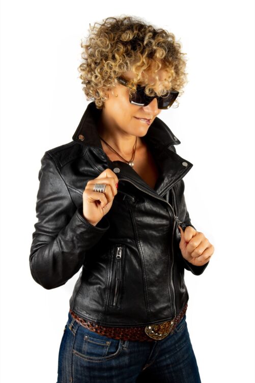 CLIPS Leder-Bikerjacke – Bild 11