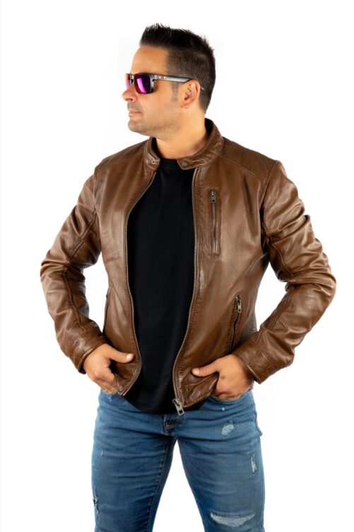 Chaqueta de piel AGENT - Imagen 2
