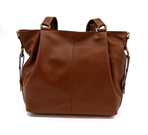 Bolso de piel con adornos laterales. - Imagen 7