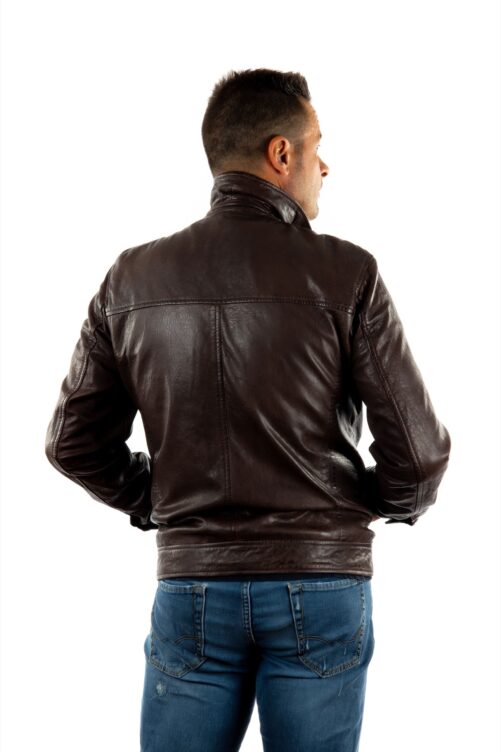 Lederjacke mit Kragen GEOR – Bild 4