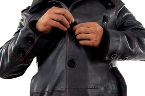 Matte Lederjacke CIRTON – Bild 5
