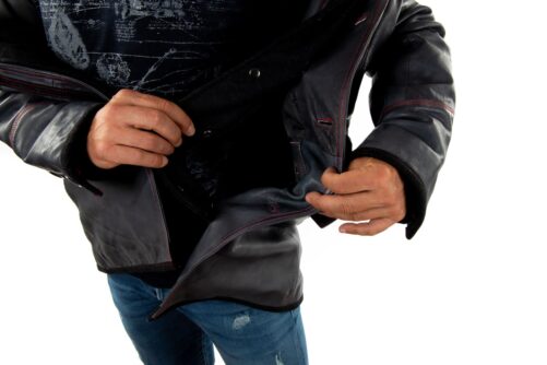 Matte Lederjacke CIRTON – Bild 12