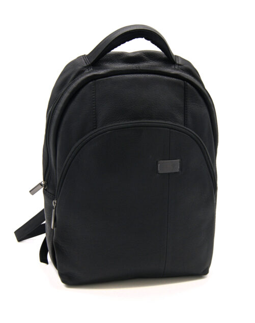 Mochila grande de piel