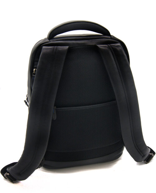 Mochila de piel contrastada - Imagen 3