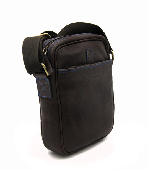 Ledertasche mit Schulterriemen – Bild 2