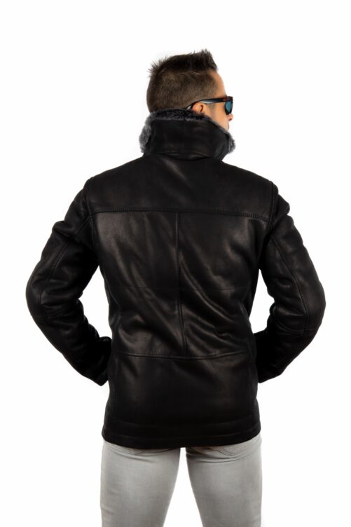 Chaquetón de piel dobleface VICTOR - Imagen 3